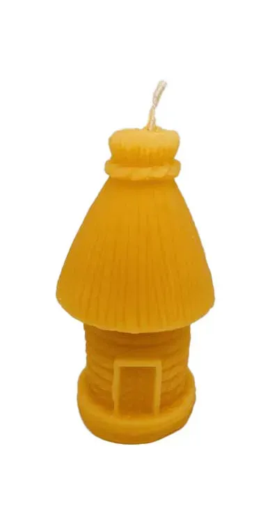 Bienenwagner LZ058 Kerzengießform Silikon Bienenhaus 80g