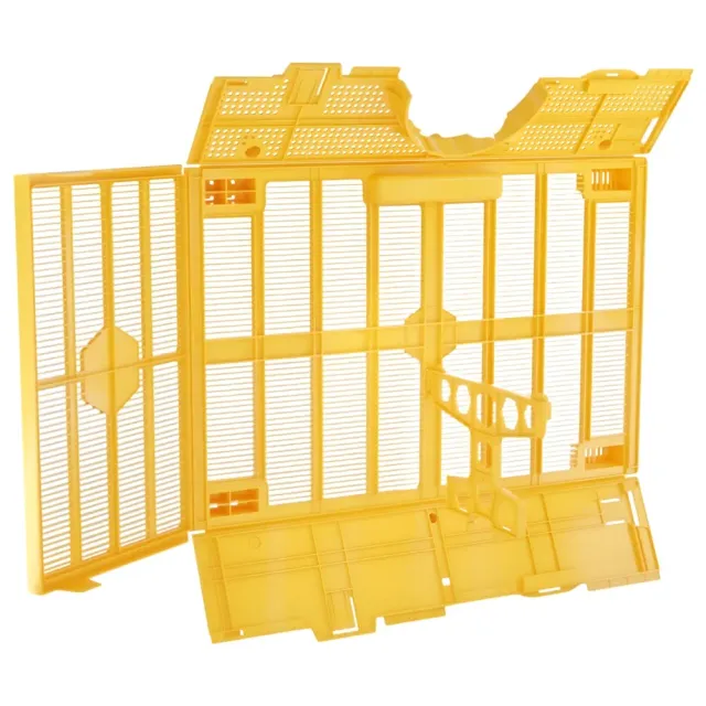 Imkado Bienen Transportbox Kunststoff gelb stapelbar