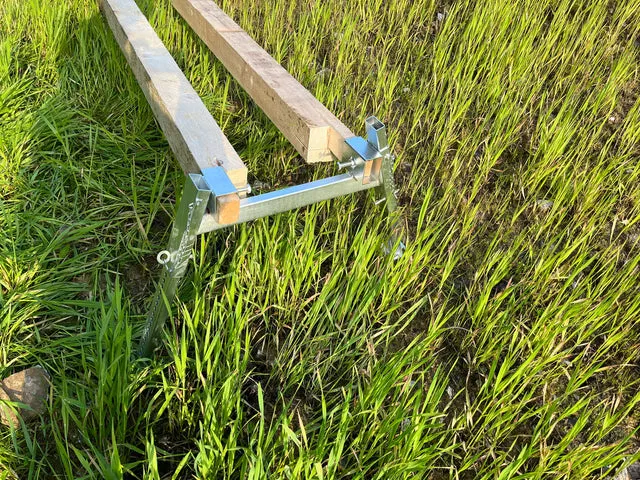 Bienenwagner Beutenbock Metall schwarz 5 Beuten 2. Wahl