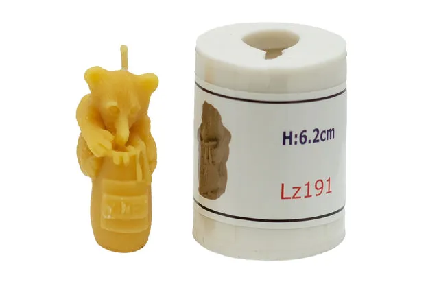 Bienenwagner Lz191 Kerzengießform Silikon Honigtopf