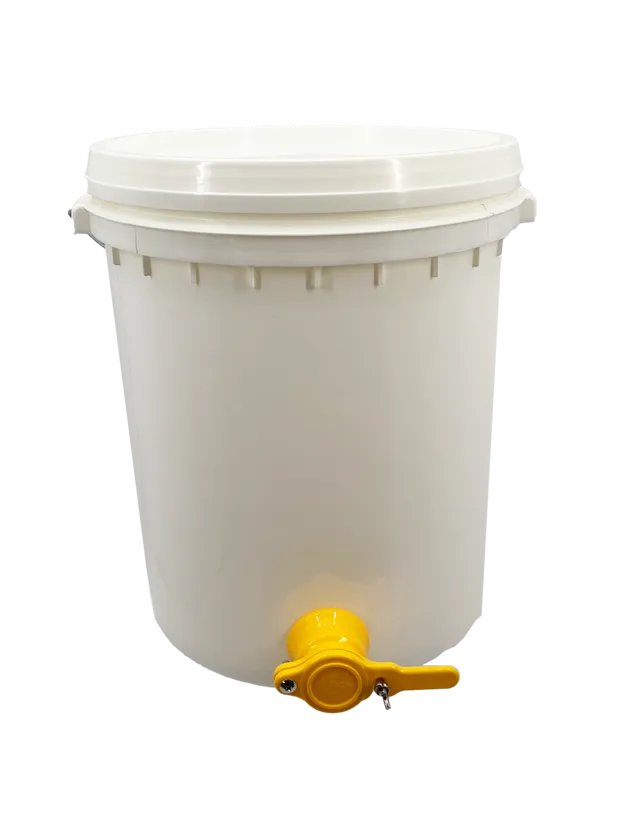 Bienenwagner Honig-Abfülleimer 30 L 40 kg mit Quetschhahn