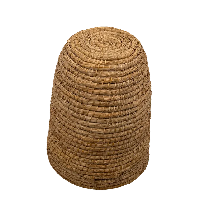 Bienenwagner Bienenkorb Stroh 40 cm handgemacht Fairtrade Deko