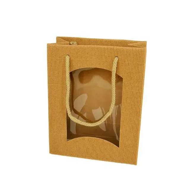 Imkado Geschenktüte für 2 Honiggläser natur