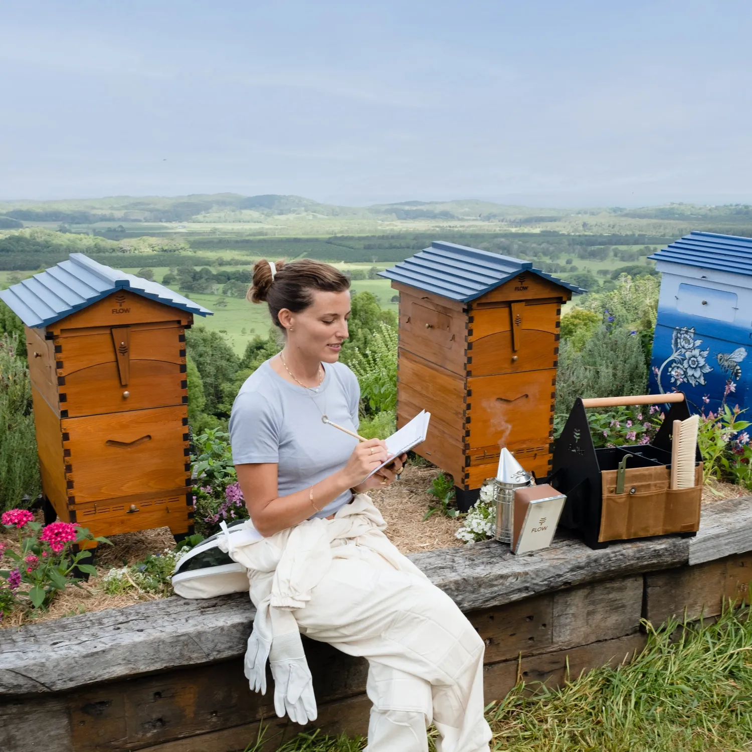 Flow Hive Beekeeping Caddy Werkzeugträger Alu