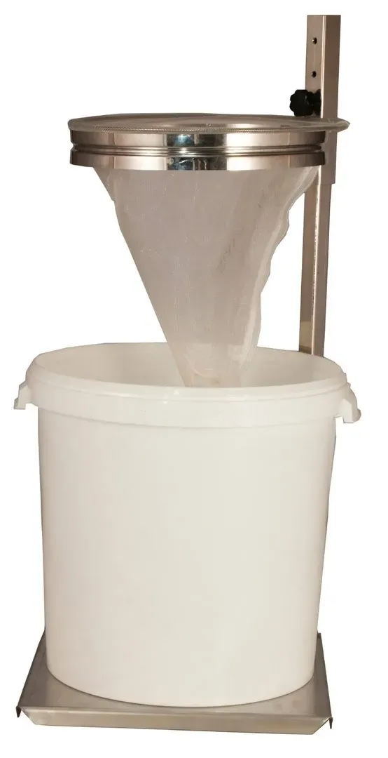 Bienenwagner Spitzsieb-Halter Edelstahl höhenverstellbar 32 cm passgenau