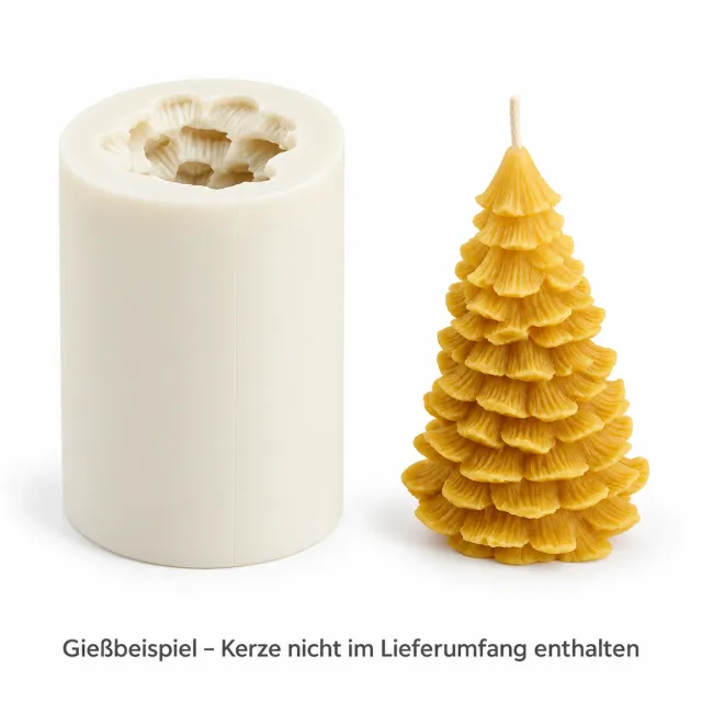 Bienenwagner Kerzengießform Tannenbaum Silikon
