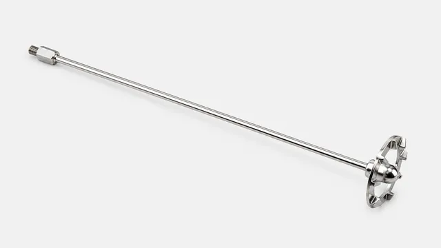 Bienenwagner Honigrührer M14 Edelstahl 9 cm cremig
