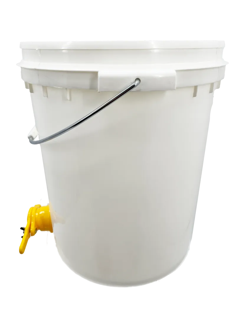 Bienenwagner Abfüllhobbock 40 kg 30 Liter Quetschhahn Kunststoff tropffrei
