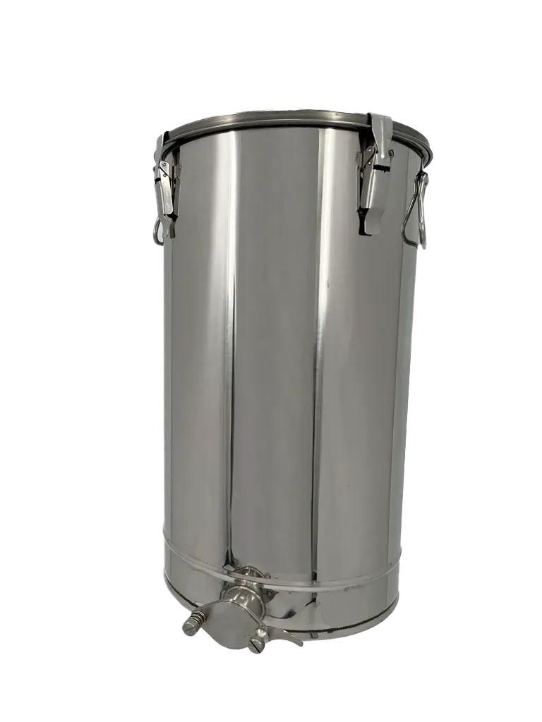 Bienenwagner Honigabfüller Edelstahl 50 kg Abfüllkübel hygienisch