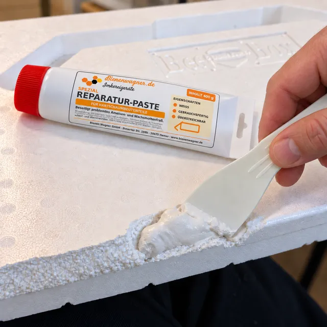 Bienenwagner Reparaturpaste Styroporbeuten 400 g weiß schleifbar