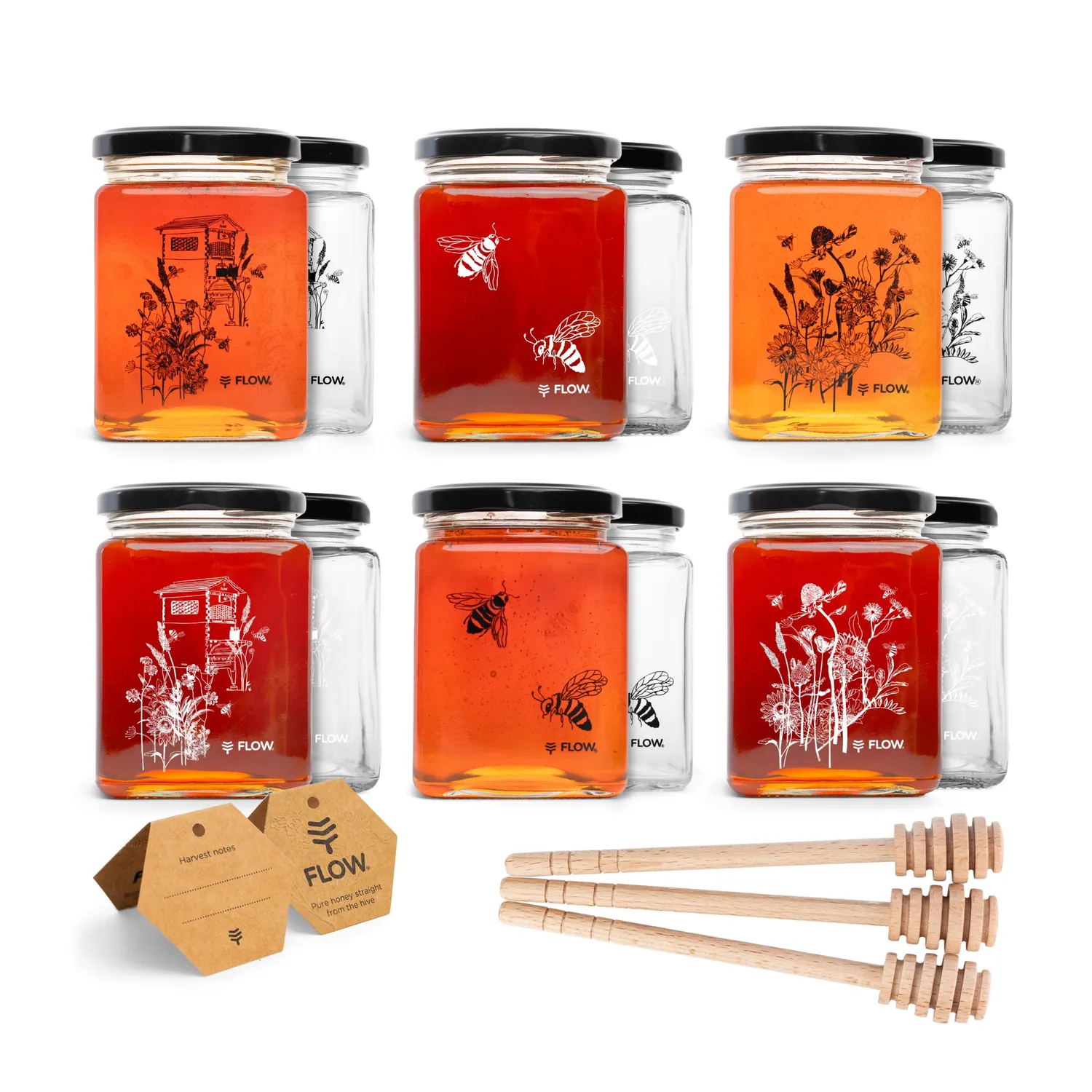 Flow Hive Harvest & Garden Bundle Honig-Set