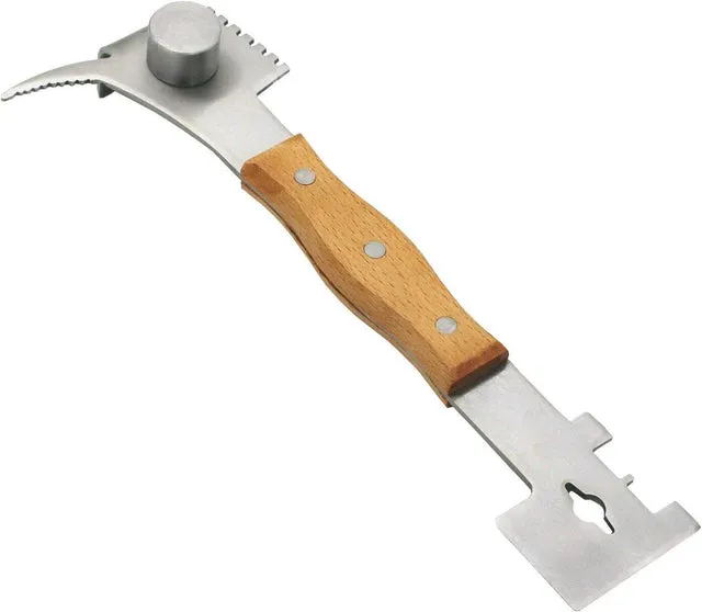 Bienenwagner Imker-Multifunktionswerkzeug Edelstahl Holzgriff