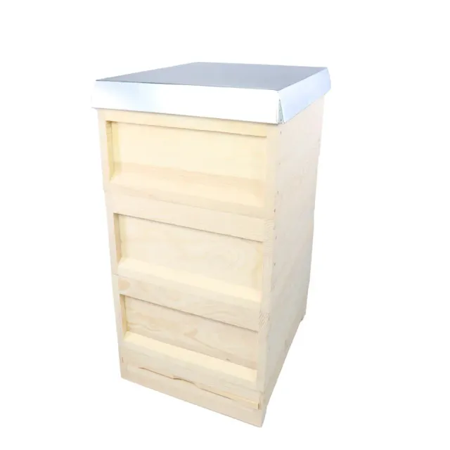 Imkado Beuten-Set Zander komplette Bienenbeute 3 Zargen