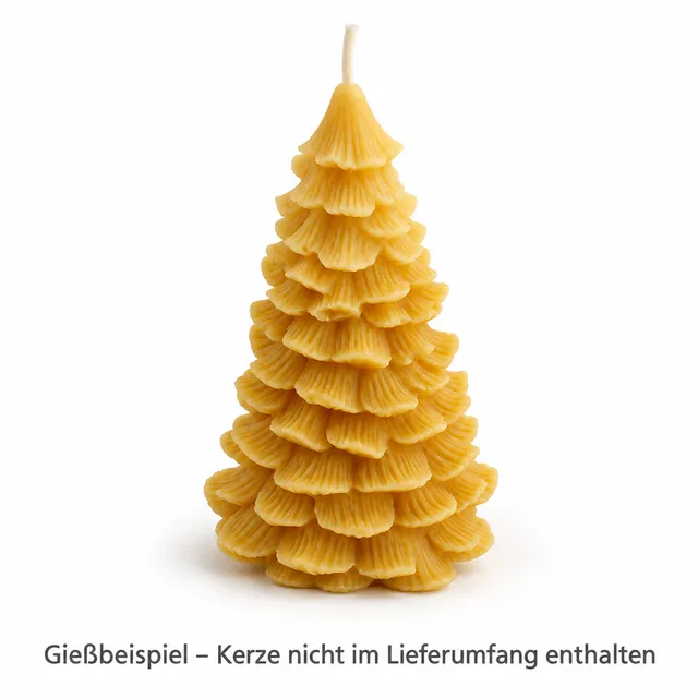 Bienenwagner Silikonform für Tannenbaumkerze