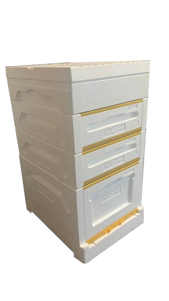 BeeBox Basisset Langstroth Styroporbeute 3 Zargen