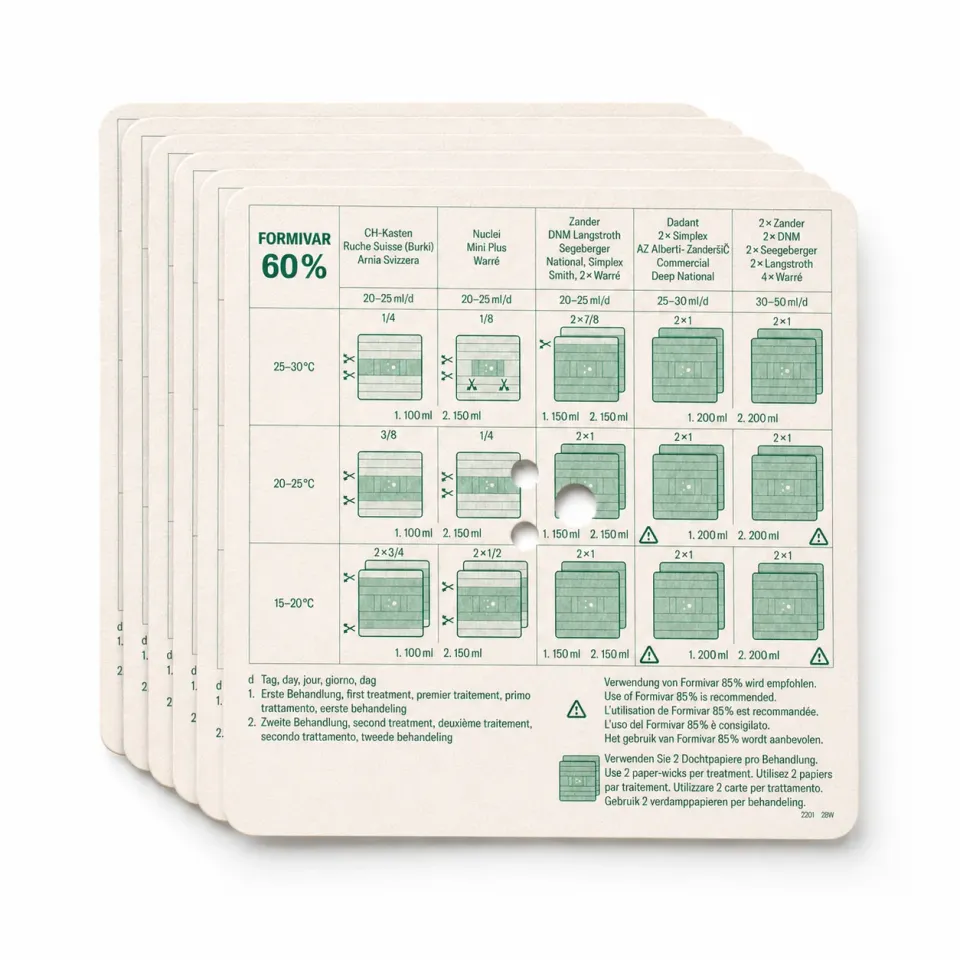 Bienenwagner Dochtpapier für Liebig Dispenser Ameisensäure