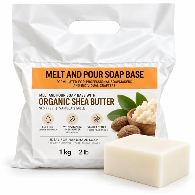 Bienenwagner Sheabutter Seifenbasis weiß 1 kg SLS-frei