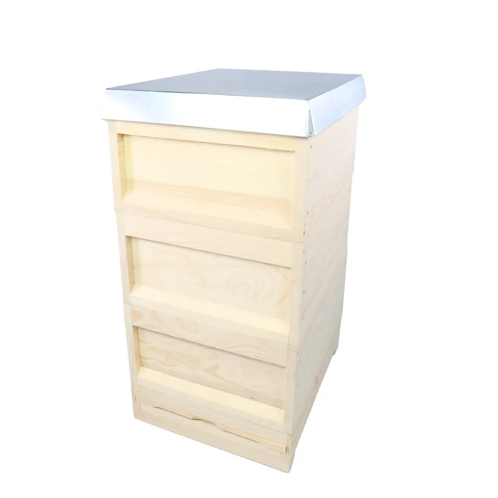 Imkado Beuten-Set Zander komplette Bienenbeute 3 Zargen