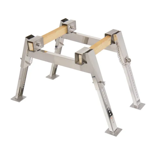 Bienenwagner Beutenbock Set Edelstahl Beutenständer für 5 Beuten