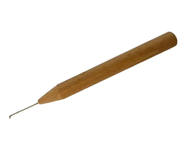 Bienenwagner Umlarvnadel mit Formholz Edelstahlspitze