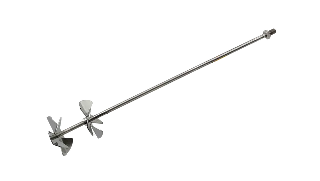 Bienenwagner Honigrührer M14 Edelstahl 100 mm cremig