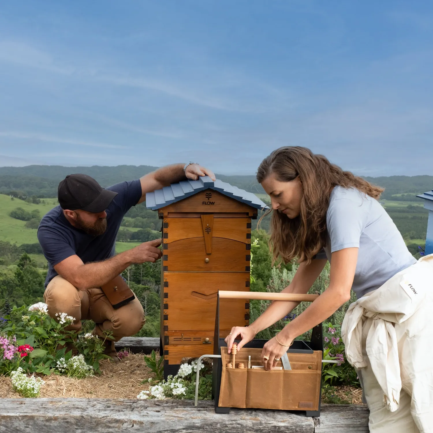 Flow Hive Beekeeping Caddy Werkzeugträger Alu