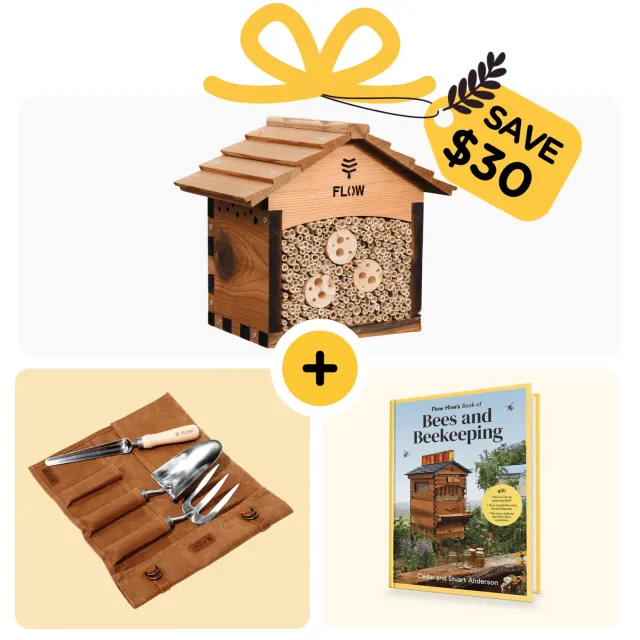 Flow Hive Pollinator Bundle Wildbienen-Set Garten