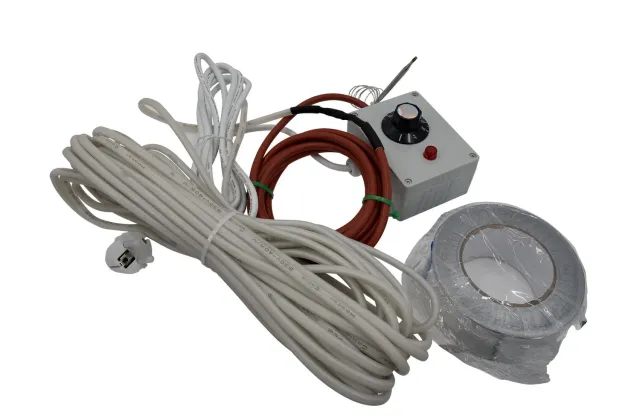 Bienenwagner Heizkabel-Set mit Thermostat Silikon