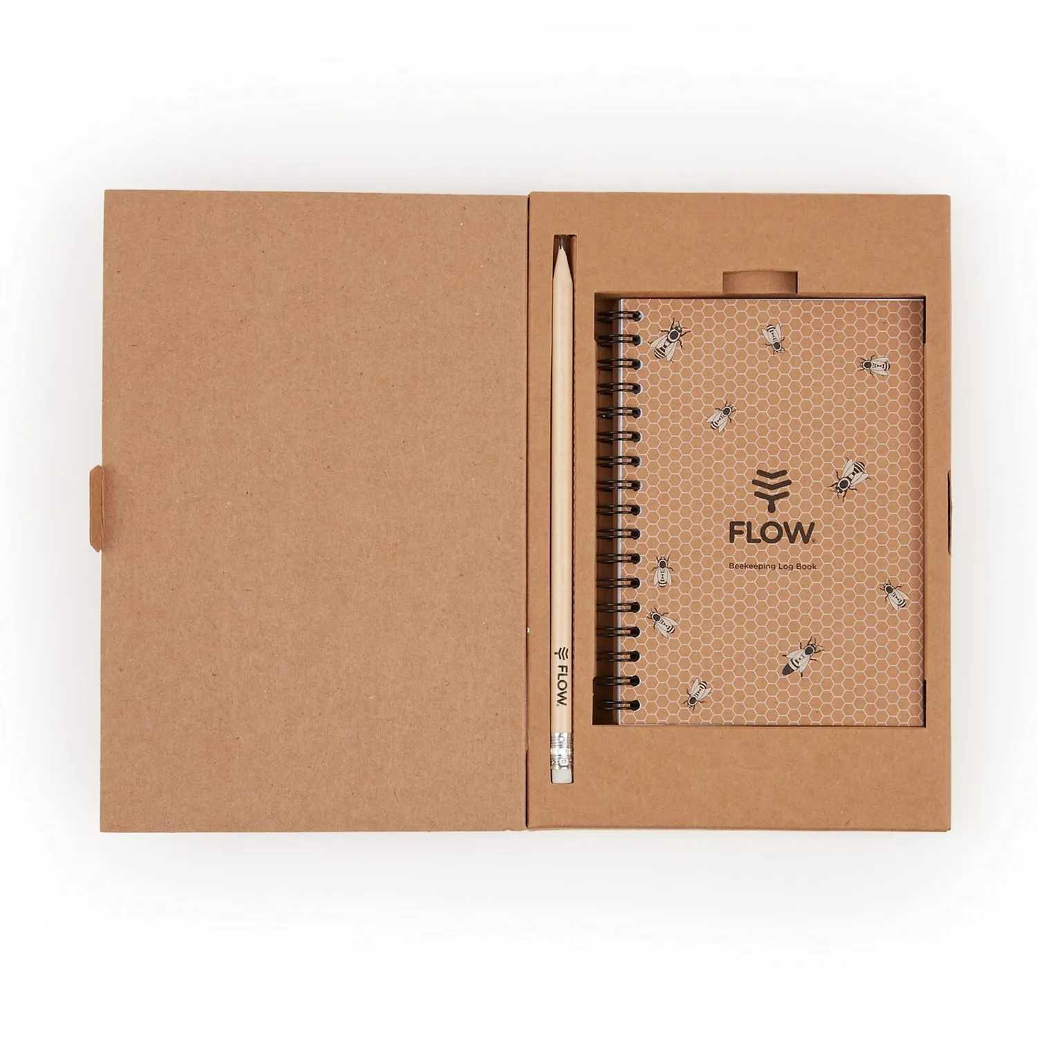 Flow Hive Beekeeping Log Book Stockbuch mit Bleistift