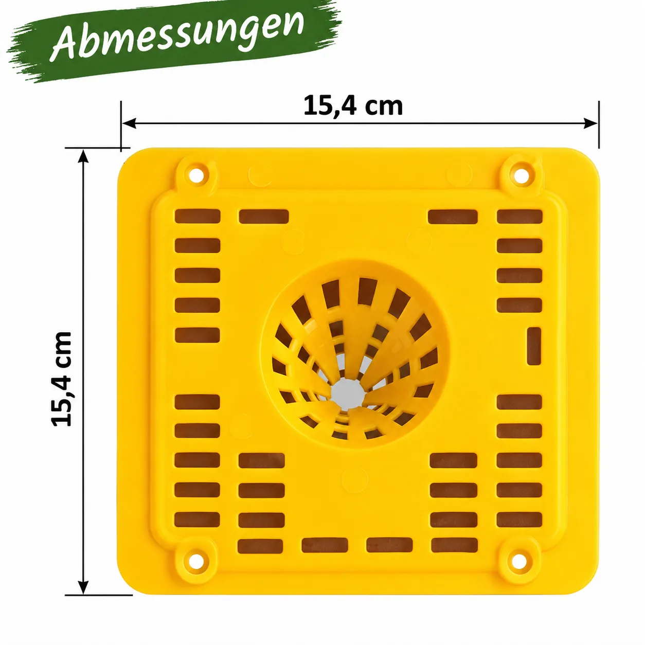 Bienenwagner Einbauplatte Hornissenfalle 15,4 × 15,4 cm selektiv