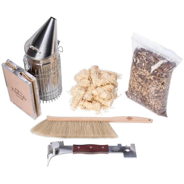 Imkado Imker Werkzeug Set XL Einsteigerset mit Smoker